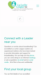 Mobile Screenshot of lalecheleague.org.nz